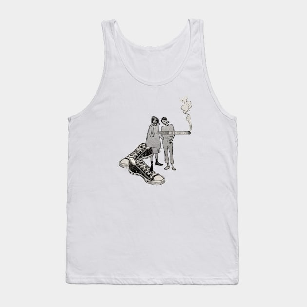 Shoe And Cigarette Tank Top by GOWAWA